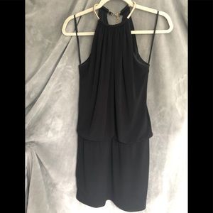 Jessica Simpson Blouson Bungee Necklace Dress